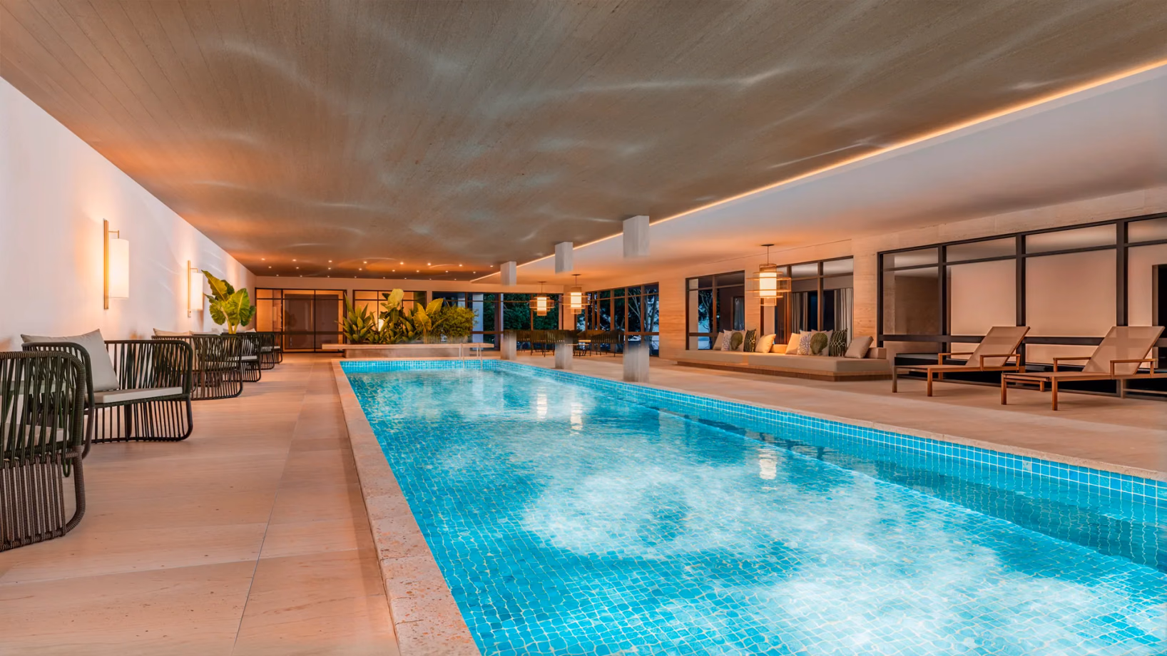 Spa e sauna do Aura Tamboré